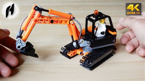 lego mini excavator|lego mini pneumatic excavator tutorial.